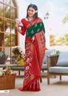 Ikkaya Patola Vol 3 By Saroj Cotton Silk Patola Printed Sarees Wholesale Shop In Surat
